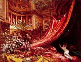 Symphony in Red and Gold by Jean Beraud